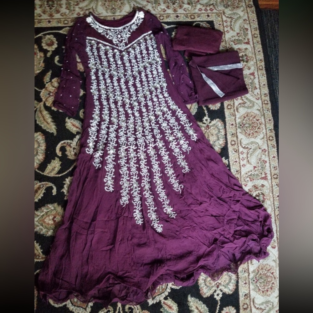 Indian Pakistani Salwar Kameez Gharara Sharara Gown Dress Anarkali